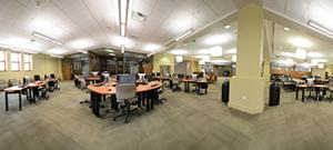 Huntsman Library basement panoramic